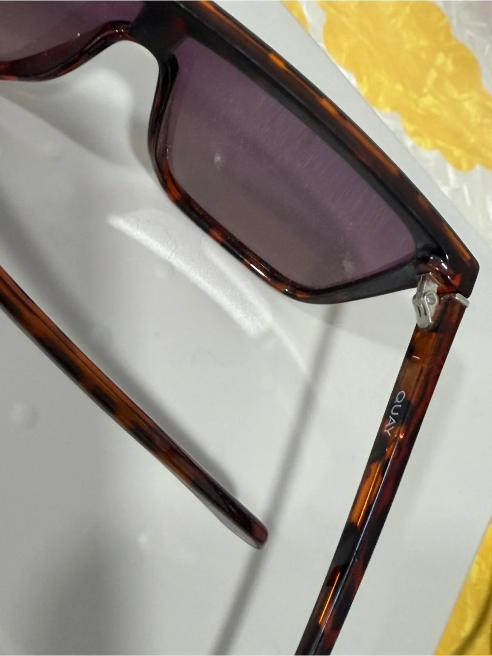 Vintage Quay Nightfall 1212 Tortoiseshell Shield Sunglasses